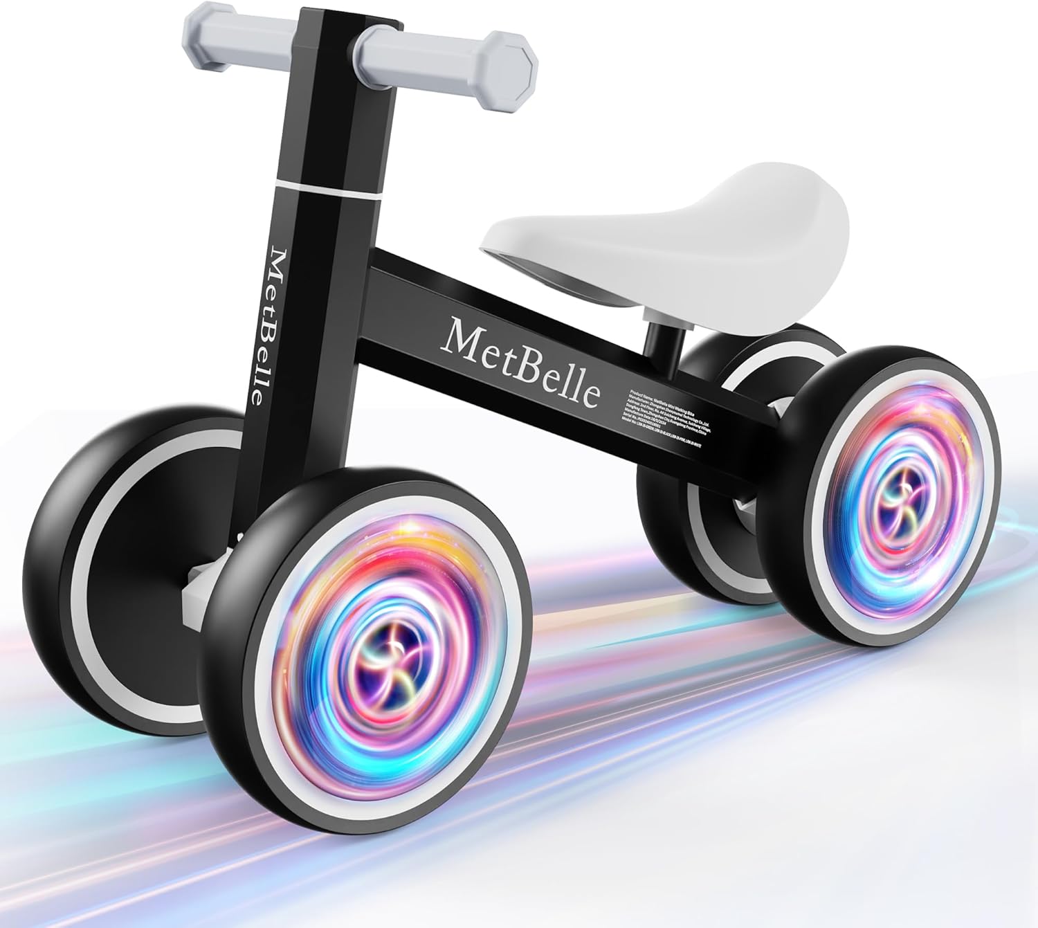 Size 12 Toddler Balance Bike 2 Year Old,12”No Pedal Kids Indoor Outdoor Toy Bike 2-5 Years Old with Tool-Free Adjustments Seat, Lightweight First Bike Gift for 2-3 Boys Girls